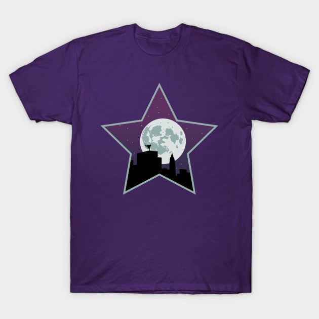 Moonlit Handstand T-Shirt by deadEYEZ